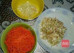 昙花胡萝卜鸡蛋饼的做法图解2