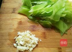 素炒莴笋片的做法图解2