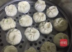 萝卜茎粉条素馅小笼包的做法图解3