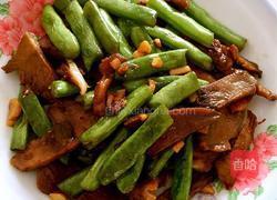 四季豆炒猪舌的做法图解7