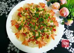 蒜蓉剁椒蒸虾的做法图解12