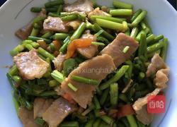 蒜苗炒肉的做法图解6
