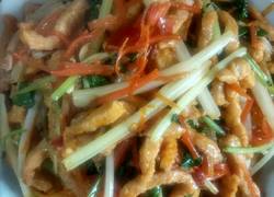 芹菜胡萝卜肉丝