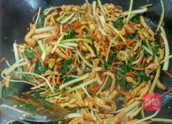 芹菜胡萝卜肉丝的做法图解8