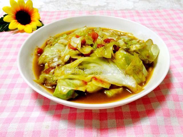 西红柿炒包菜