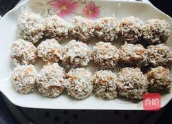 板栗糯米蒸肉丸的做法图解12