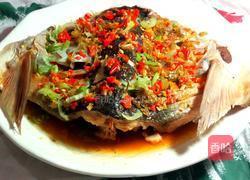 剁椒鱼头的做法图解9