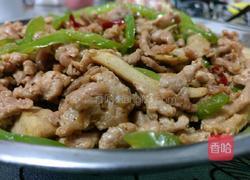 豆干青椒炒肉丝的做法图解6