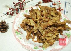 炸蘑菇的做法图解13