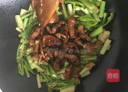 芹菜炒猪肝的做法图解7