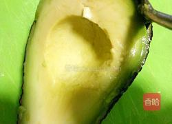 自制牛油果酱的做法图解4