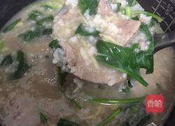 菠菜猪肝片粥的做法图解7