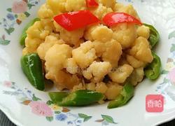 素炒花菜的做法图解9