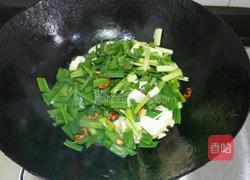 大蒜煎豆腐的做法图解7