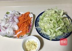 豆瓣酱炒年糕的做法图解3