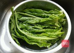 辣炒莴笋叶的做法图解1