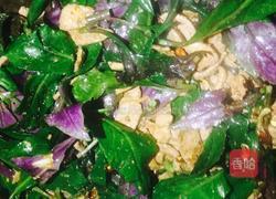 猪肝炒血皮菜的做法图解5