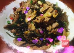 猪肝炒血皮菜的做法图解6