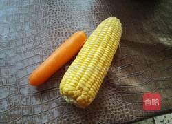 辣椒胡萝卜丝玉米粒的做法图解1