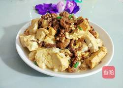 豆腐炒肉的做法图解6