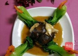 青鸟归巢(青菜三鲜菇)的做法图解9
