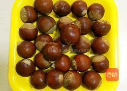 糖烤锥栗的做法图解1