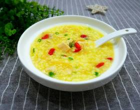 虫草花枸杞鸡肉粥[图]