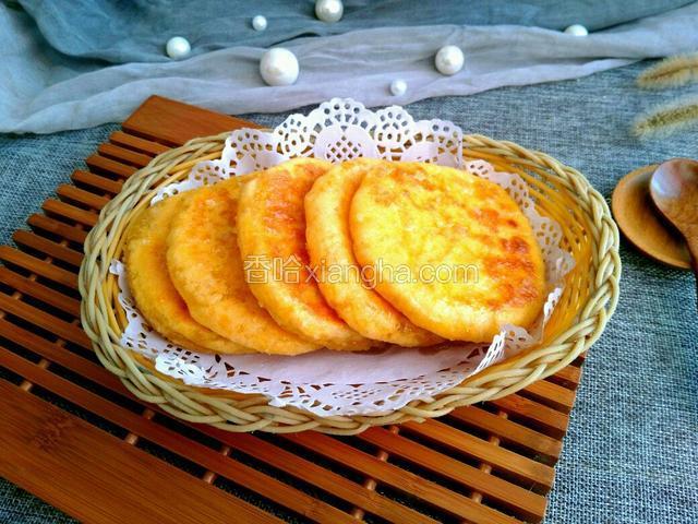 南瓜发面糖饼