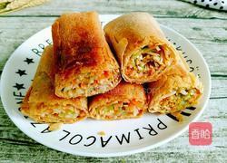 塌素菜煎饼的做法图解15