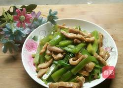 莴笋炒瘦肉的做法图解10