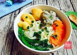 鲮鱼丸子清汤面的做法图解10