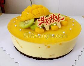 酸奶芒果慕斯蛋糕
