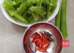 清炒莴苣（莴笋）的做法图解1