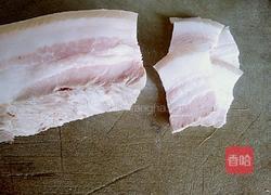 五花肉烧扁豆的做法图解4
