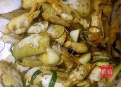 爆炒蛏子的做法图解5