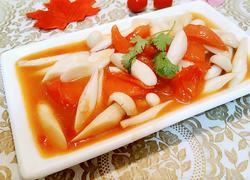 海鲜菇炒西红柿