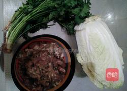 白菜肉末千层饼的做法图解4