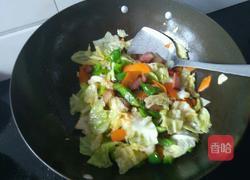 腊肉炒包菜的做法图解10