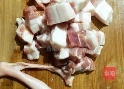 豆干烧肉的做法图解3