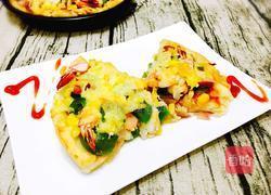 鲜虾杂蔬大披萨的做法图解23