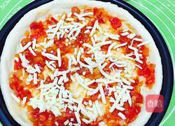 鲜虾杂蔬大披萨的做法图解16