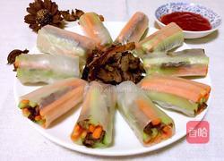 越南米纸春卷的做法图解12