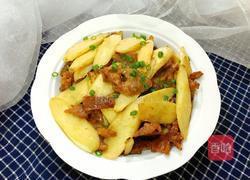 牛肉炒茭白的做法图解15