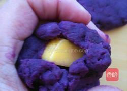 芒果紫薯球的做法图解5