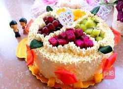 淡奶油水果蛋糕(巧克力蛋糕胚)的做法图解8