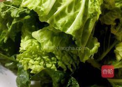 虾油白菜的做法图解2