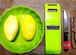 泰式辣酱拌青芒的做法图解2