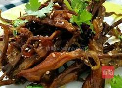 孜然酱辣鸭舌的做法图解7