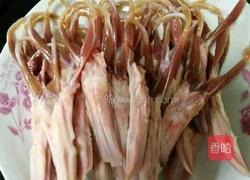 孜然酱辣鸭舌的做法图解1