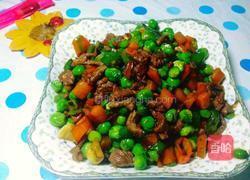 豌豆胡萝卜炒牦牛肉的做法图解14